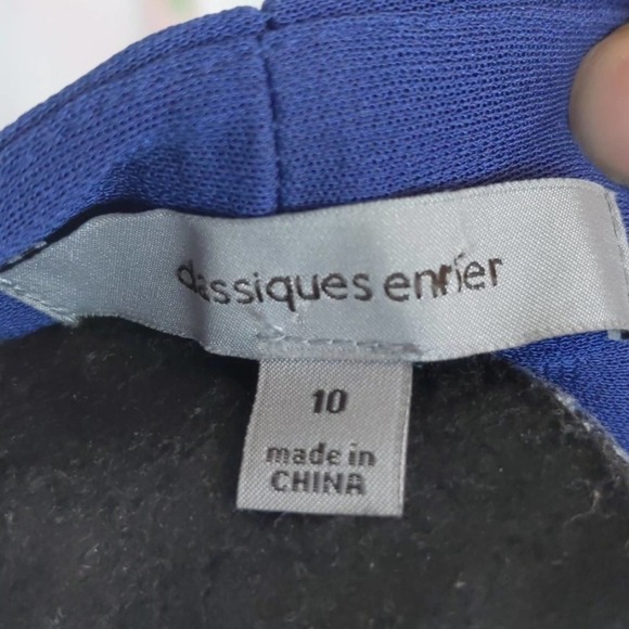 Classiques Entier Nordstrom‎ Blue Dress Size 10 NWT - Picture 6 of 8